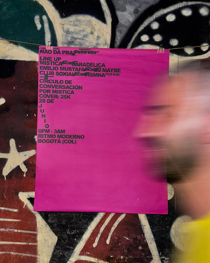 todo lo bueno presenta: não dá pra parar — 06.28.2025, bogotá